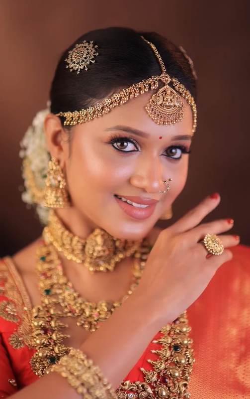 Adhvi Bridal Studio — Bridal Makeover Look 1 by Punitha Paulraj MUA